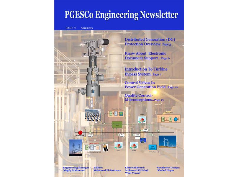 PGESCO Engineering Newsletter, April2013